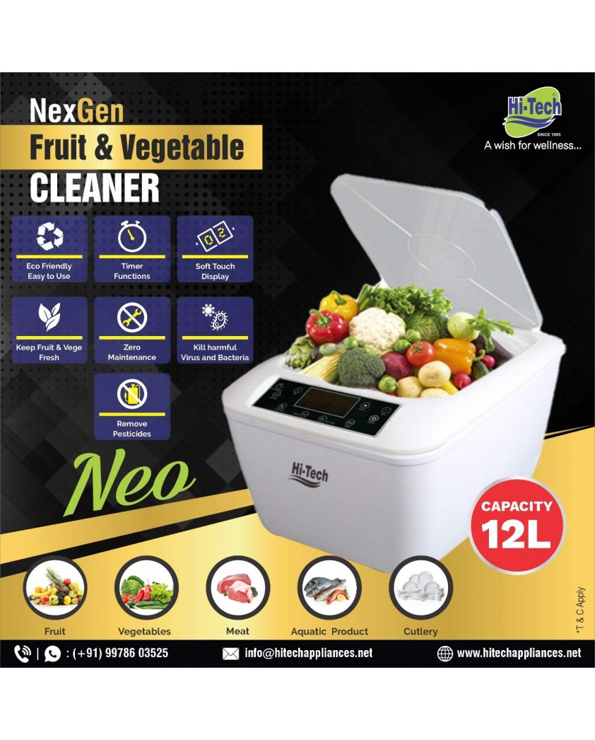 Neo Nexgen Fruit and Vegetable Cleaner 12 L